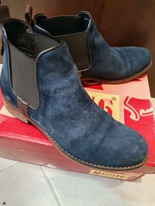 Ghete piele întoarsă Mustang 38