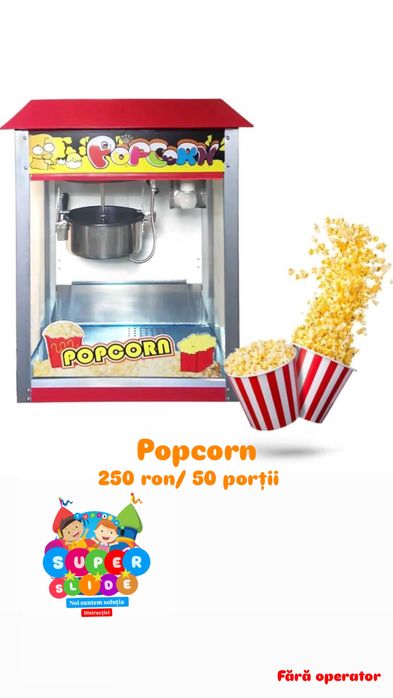 Tobogane gonflabile interior/exterior/ vată de zahăr/popcorn