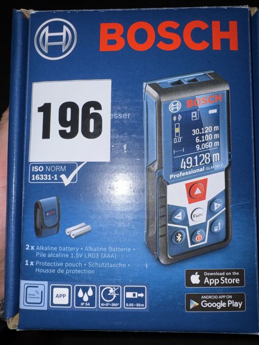 Vand telemetru cu laser Bosch GLM 50C