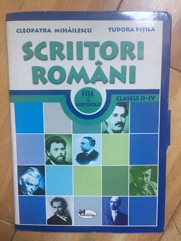 Fise de portofoliu la limba romana cu scriitori romani