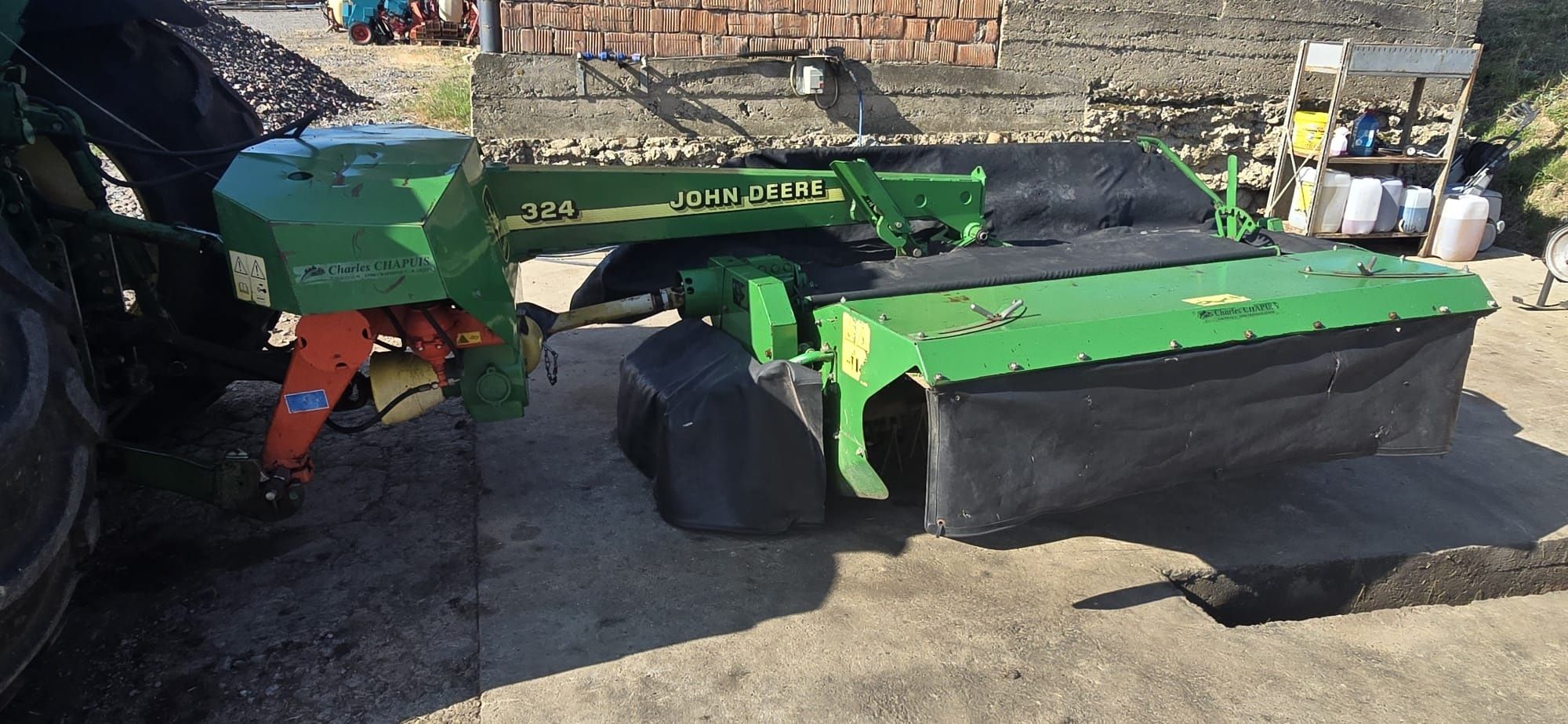 Coasa cositoare Kuhn 2.4 m cu imprastietor 6 talere