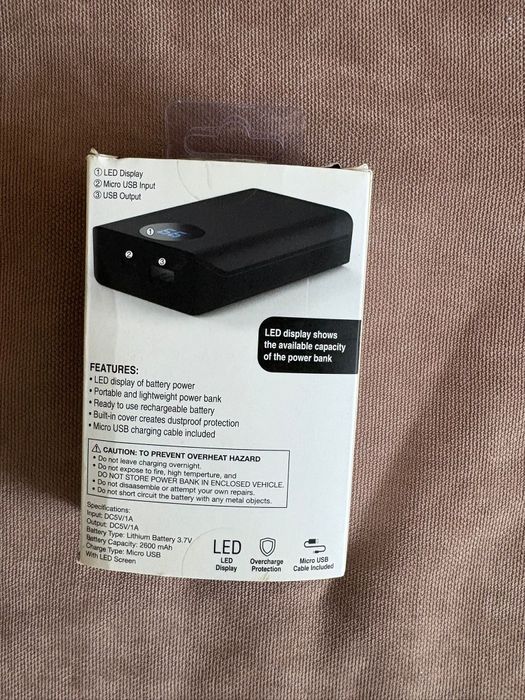 Baterie externa 2600 mah