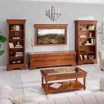 Set mobila living LOUIS PHILIPPE - lemn masiv cires (-55% reducere)