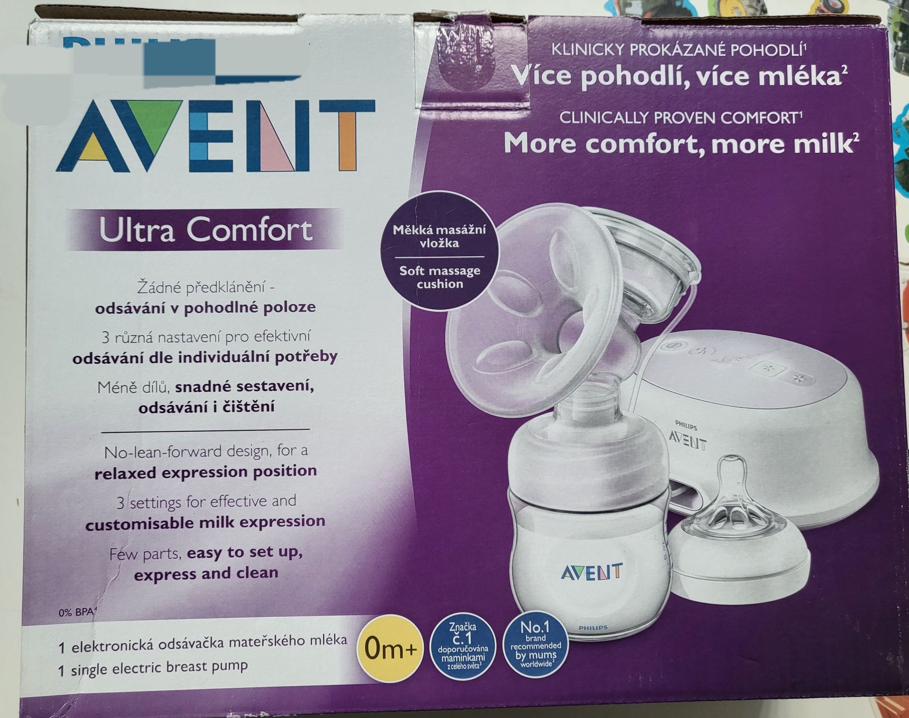 Електрическа помпа за изцеждане Phillips Avent Comfort + подаръци
