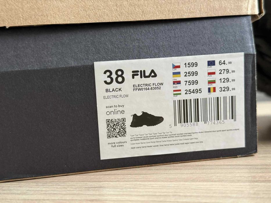 Маратонки Fila 38 Размер