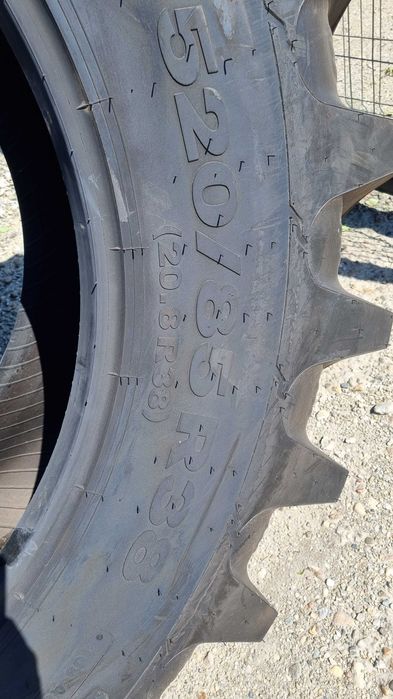 anvelope noi de Tractor 520/85 R38 Ozka cauciucuri Radiale 20.8 R38
