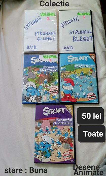 DVD Strumfii vol.2,3,4,5,6