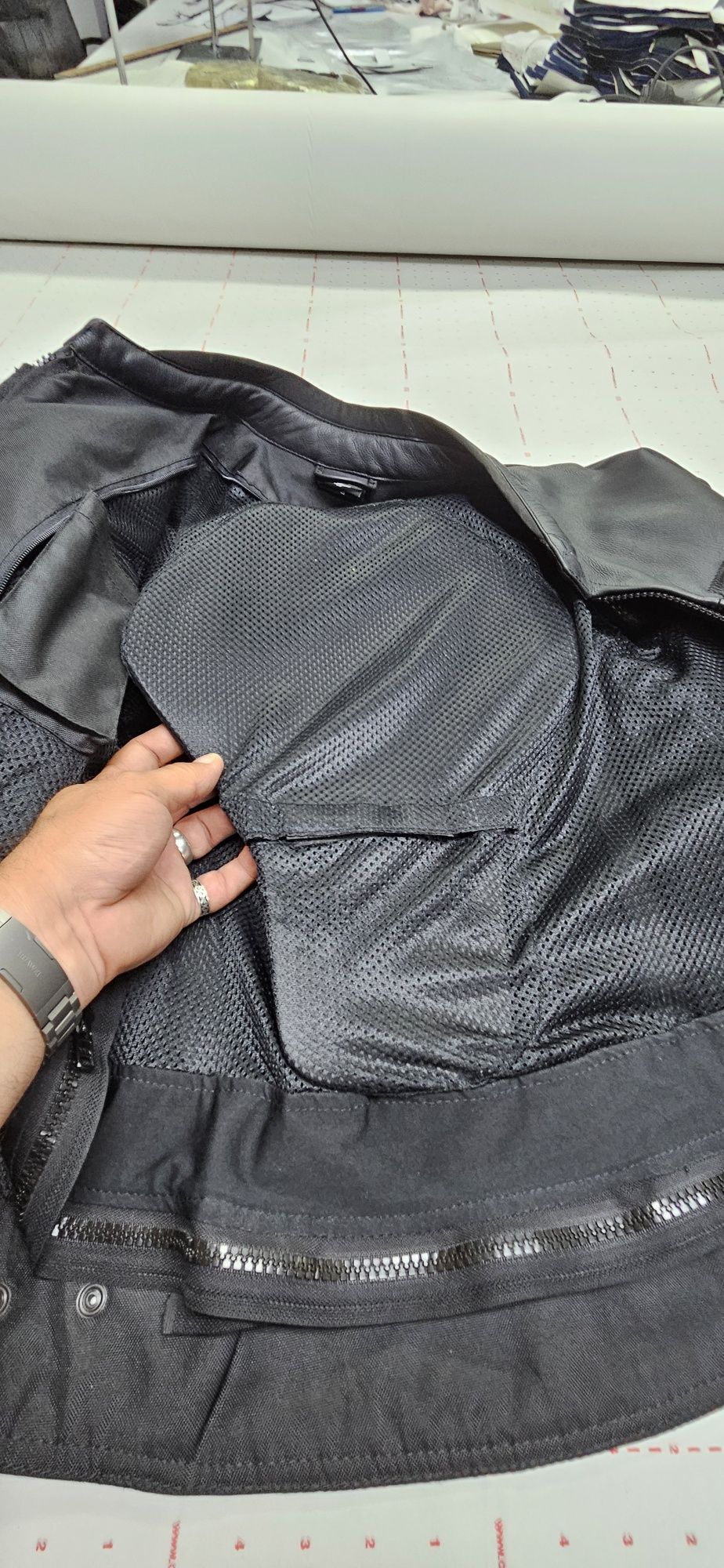 Geacă moto din piele Rebelhorn 48 XS