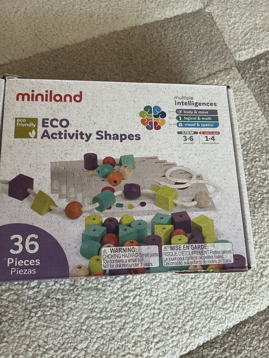 Комплект 3бр дървени играчки