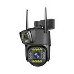 Camera Supraveghere IP Dubla 360  WI-FI 4K 8 MP Zoom 10X