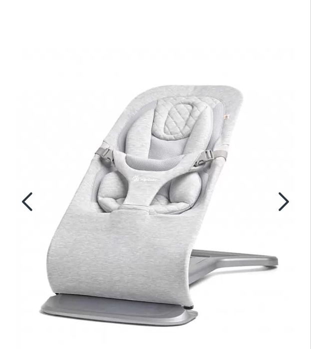 Ergobaby Бебешки шезлонг 3в1 Evolve Light Grey