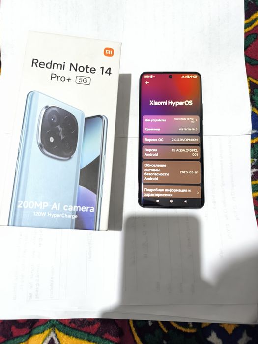 Redmi 14 pro+5g xolati tiniq