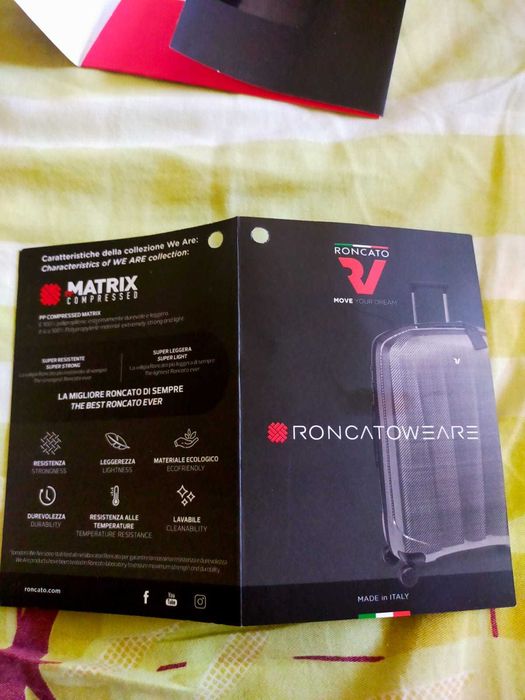 set 2 valize de lux RONCATO MATRIX (compressed) made in Italy
