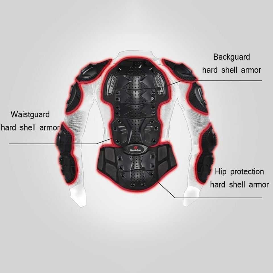 Armură de protecție Moto pentru corp in marimi de la S la 3XL