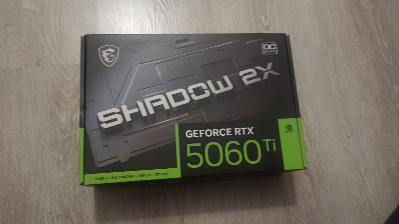 Msi GeForce GTX 5060ti shadow 2x gddr7 новый