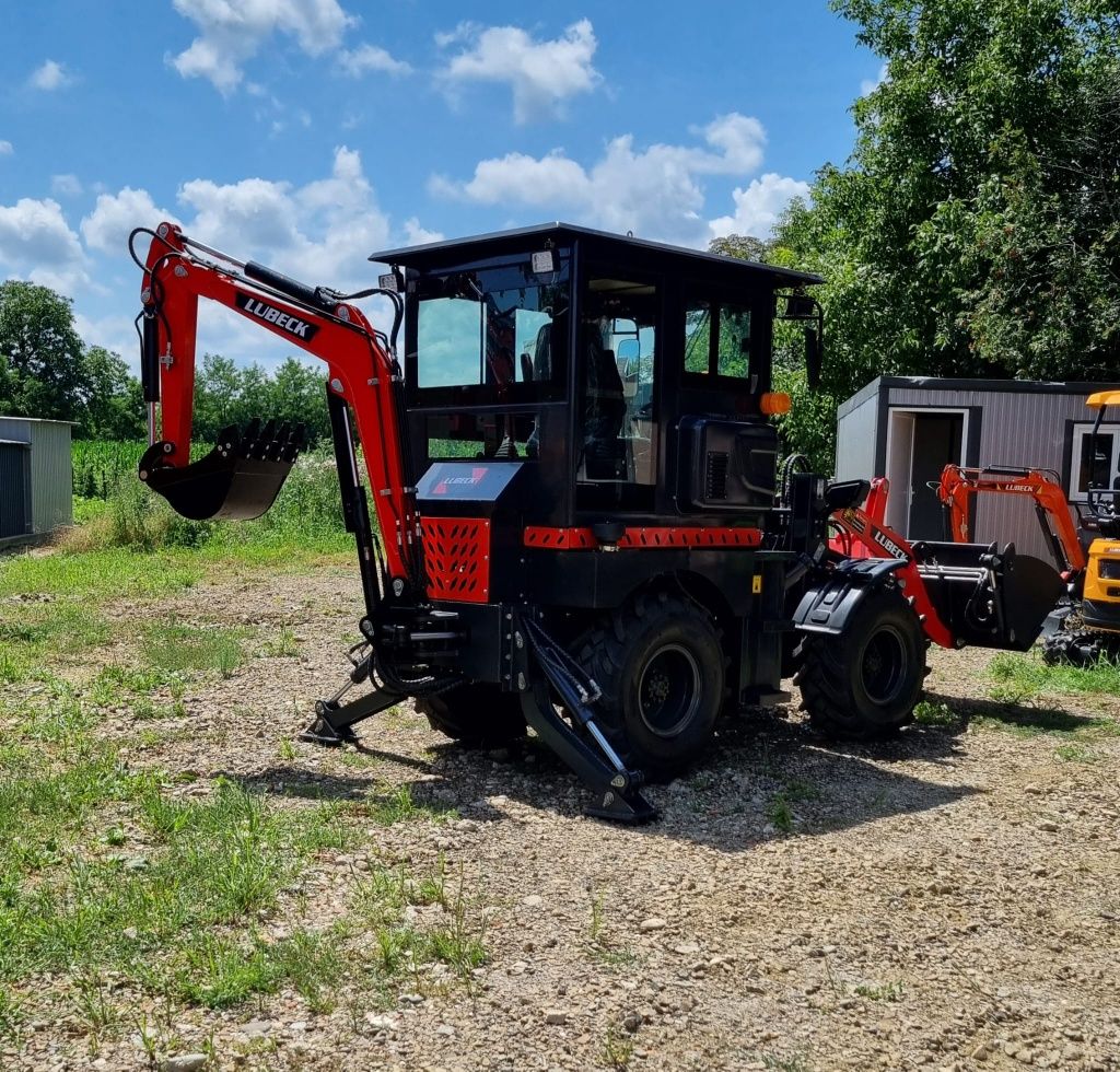 Buldoexcavator Lubeck ALV 3.8 t. Nou