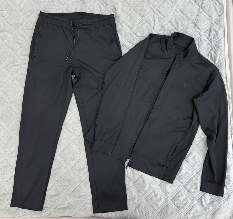 Мужская спортивная двойка, дубленка