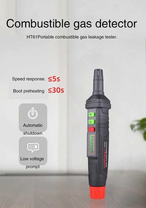 Detector de gaze portabil metan propan gaz natural