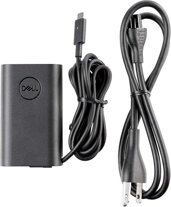 Dell - USB Type - C, 65W, Оригинално зарядно за лаптоп