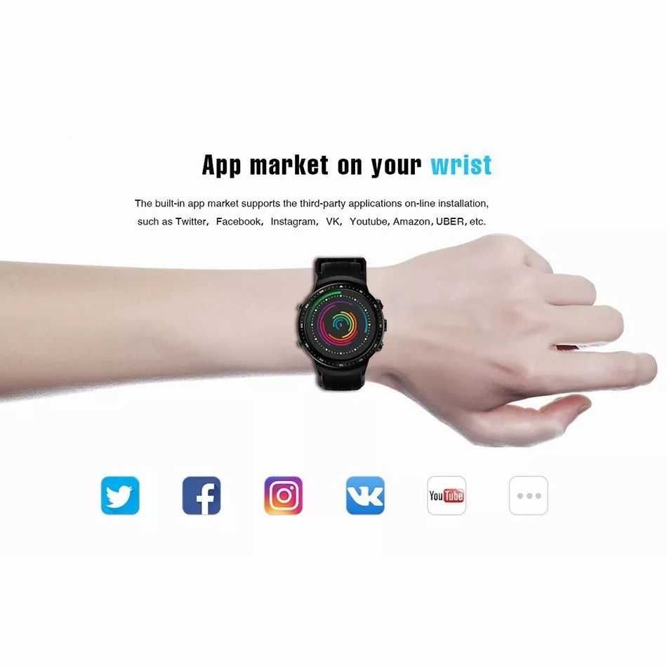 Смарт часовник Zeblaze Thor Pro ,SIM карта, WiFi, Пулс,Кръвно налягане