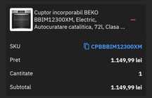Cuptor electric Nou