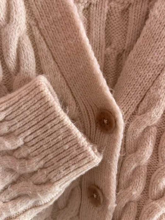 Waikiki, Cardigan scurt, crem fetițe,134-140cm