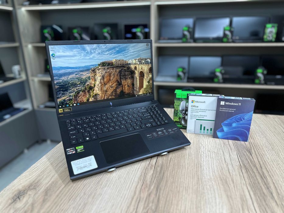 Игровой ноутбук Acer Nitro V15 /Ryzen 5-7535HS/16GB/512GB/RTX2050-4GB