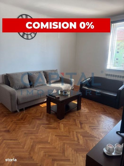 Apartament Zona Centrala De Vanzare,2 Camere,Etaj 1,Turda,Comision 0%