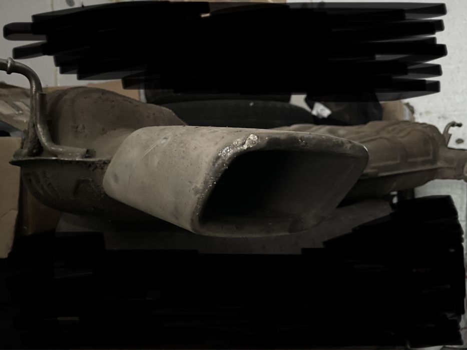 Продам выхлоп мерс ML500 W164 хром насадками оригинал!