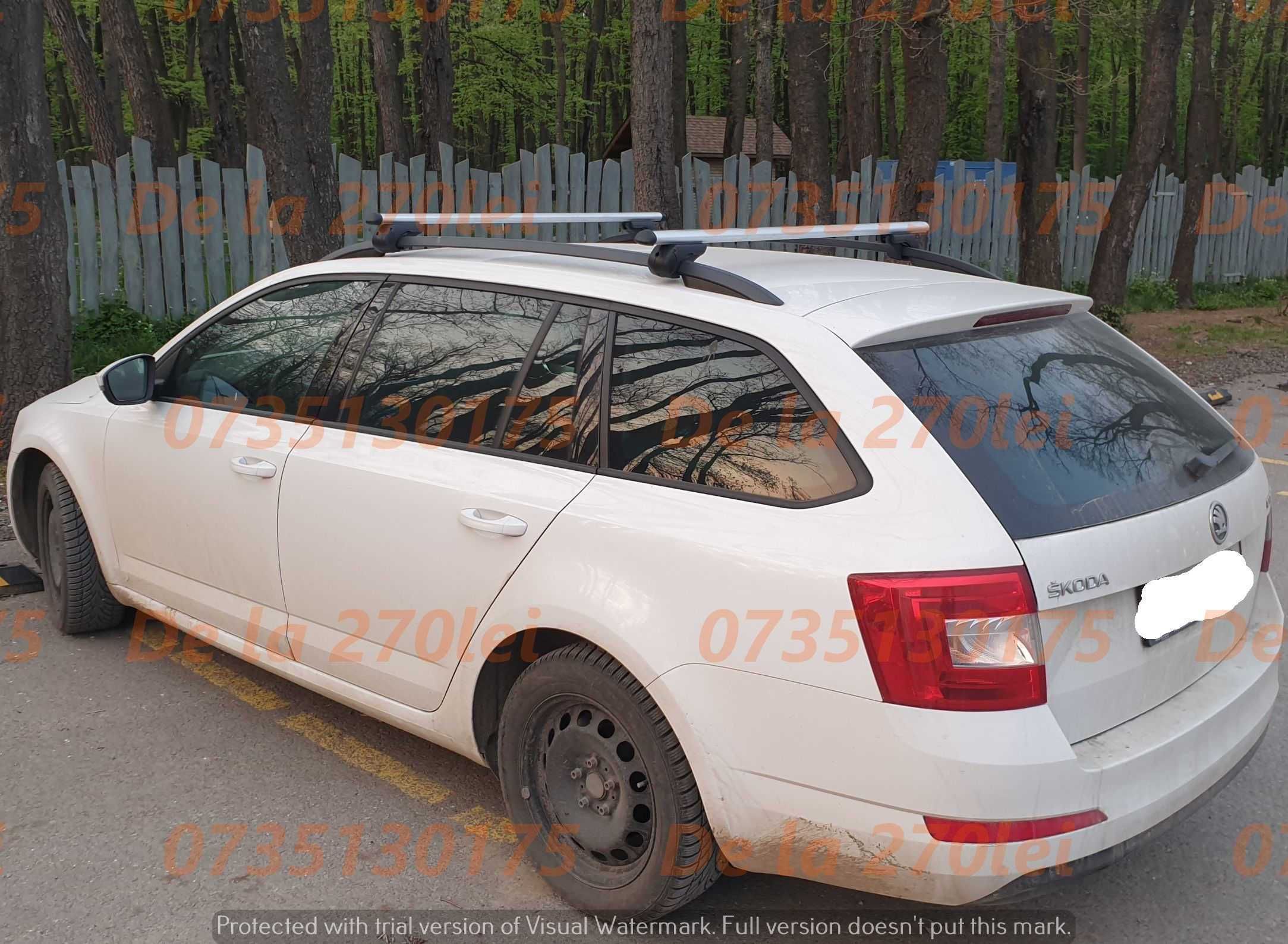 Bare portbagaj ALUMINIU SKODA Yeti Octavia Superb Karoq Kodiaq Kamiq