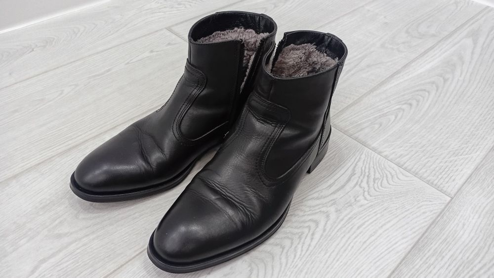 Зимние мужские полусапожки 40-размера