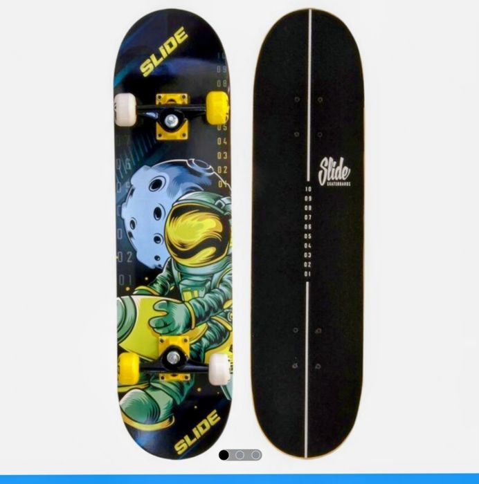 Skateboard Slide, Skateboard 31 Space, Negru, none EU, Aluminiu