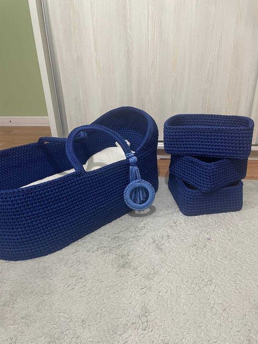 Вязаная Люлька для новорождённых | Lyulka chaqaloqlar uchun