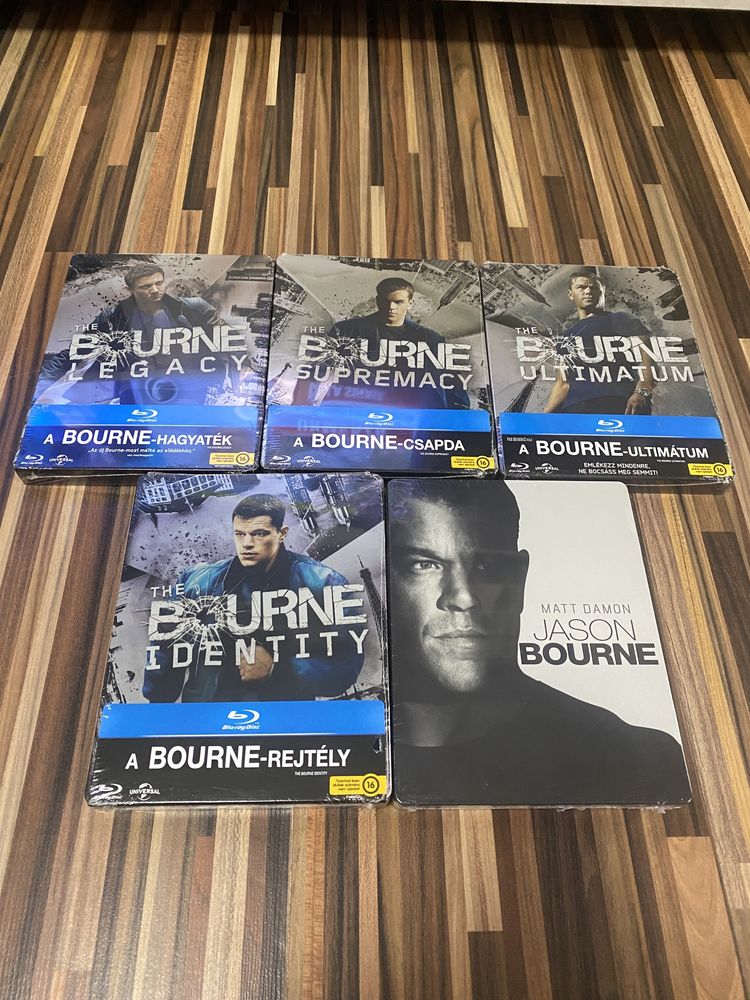 Blu-ray The Bourne series 1-5 Complete Collection steelbook