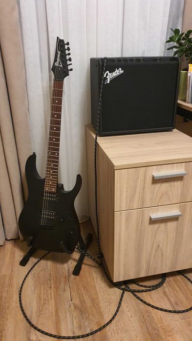 Ел. китара Ibanez RGRT421-WK Weathered Black и Калъф Ibanez IGB540-BK