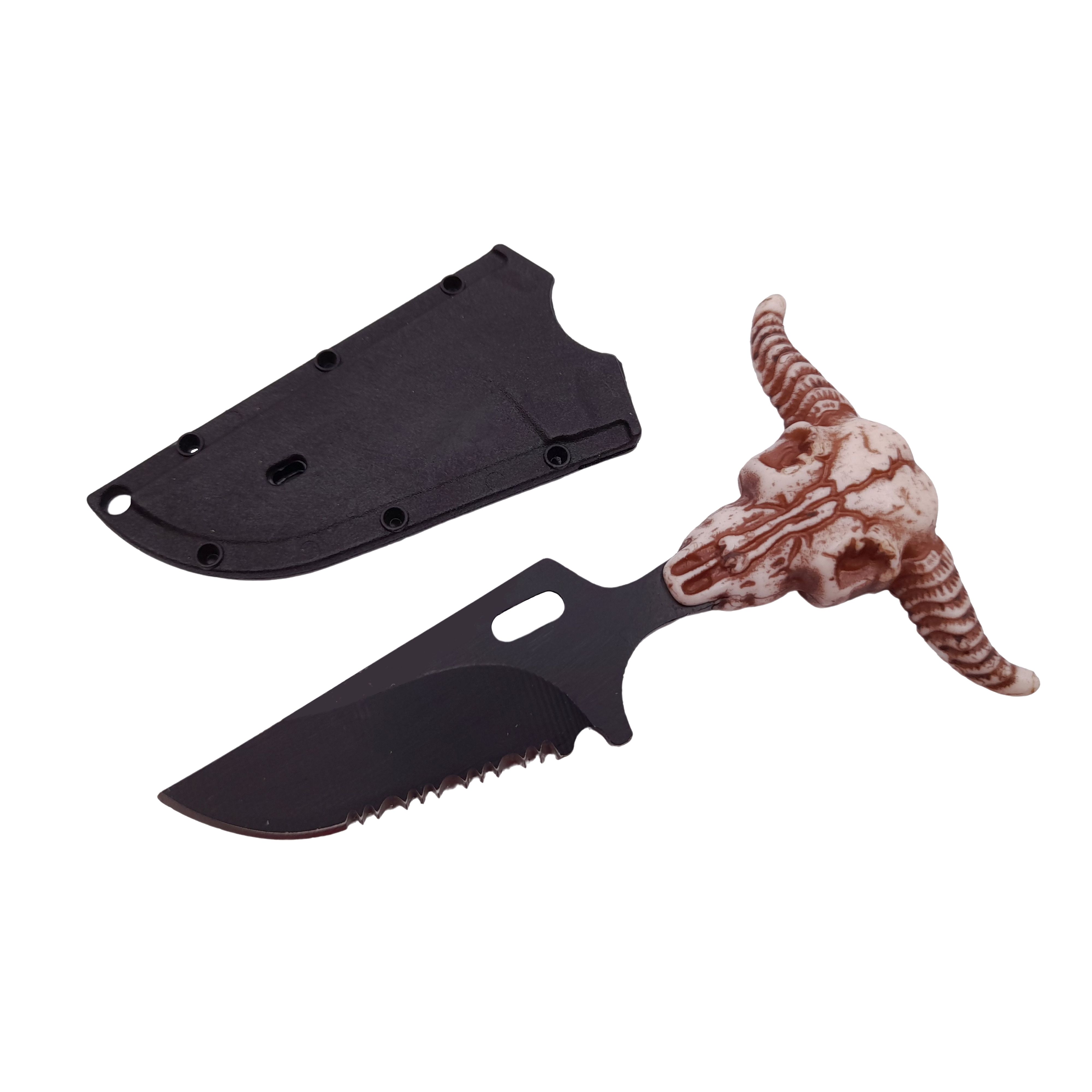 Cutit tactic de vanatoare, Death Spike, 9.5 cm, teaca cu lant inclusa