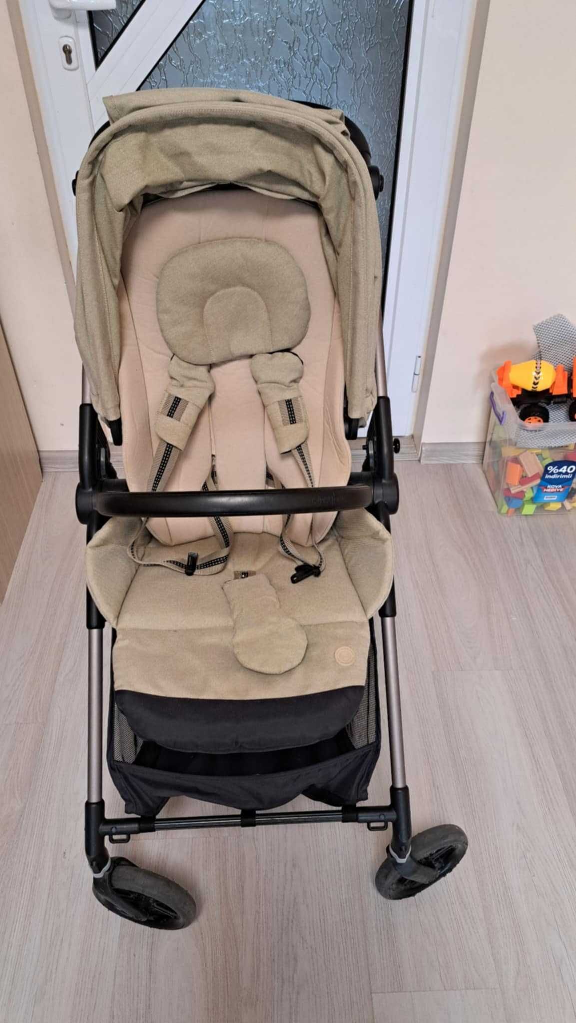Бебешка количка Cybex Melio с кош за новородено
