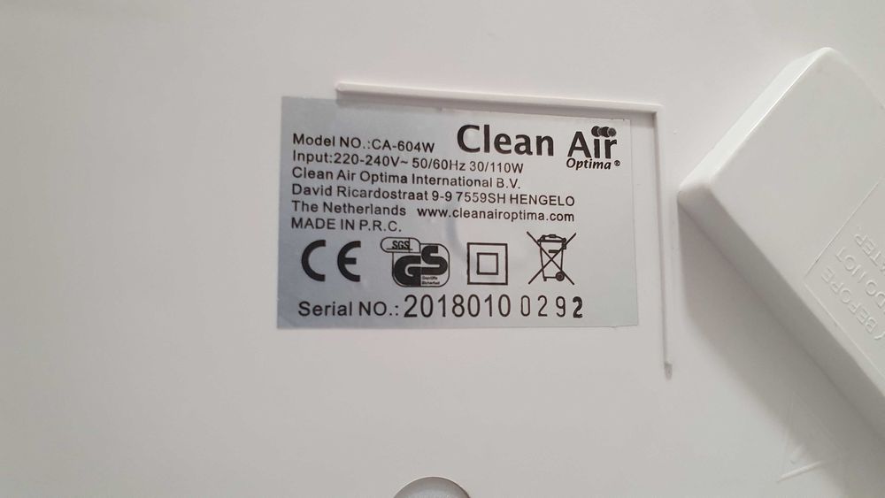 Umidificator , Purificator , Lampa de Veghe , Clean Air Optima CA604