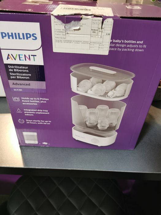 Sterilizator electric de biberoane Philips Avent Advanced SCF291