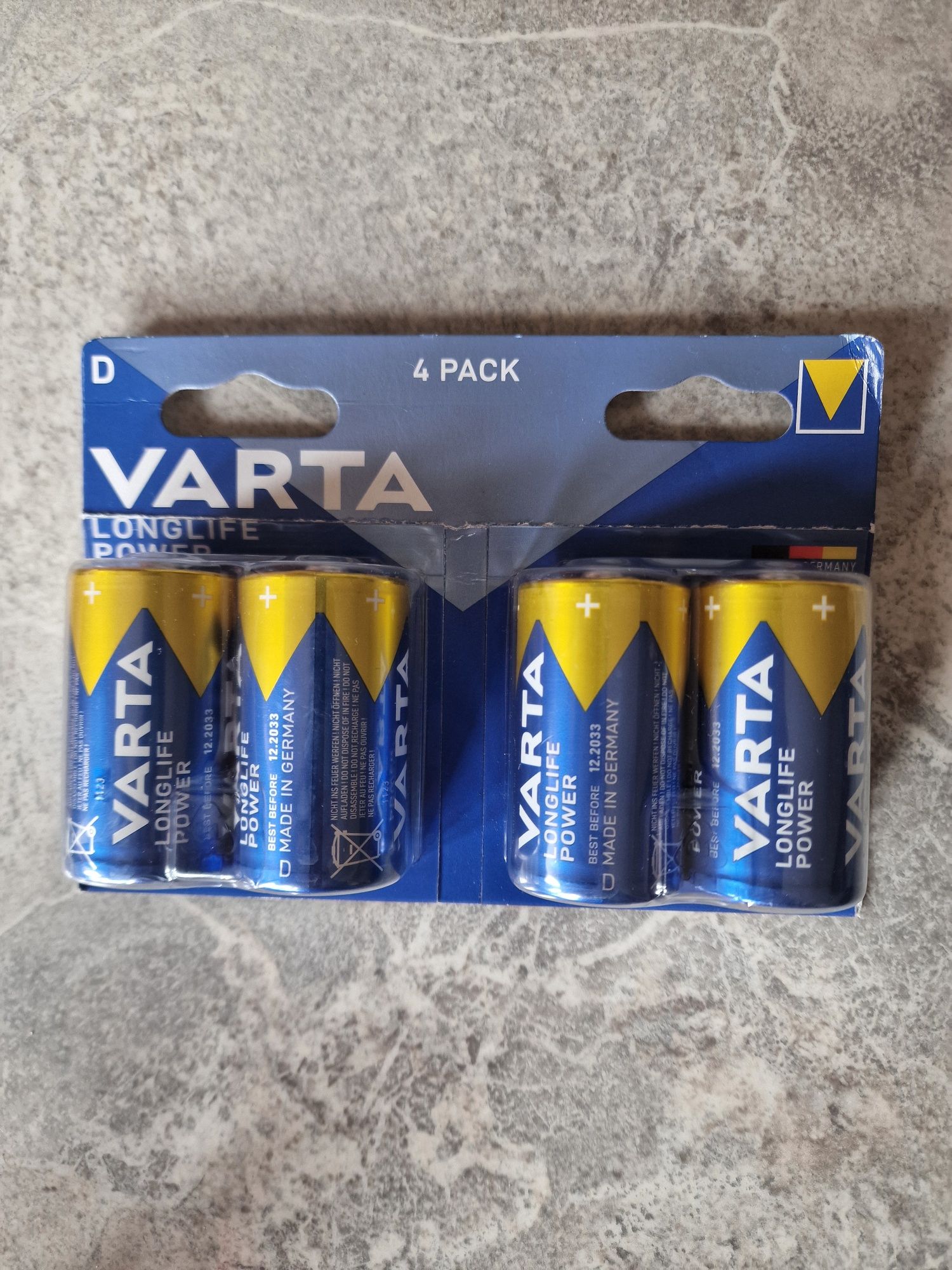 Baterii Alkaline x4 Varta long life power