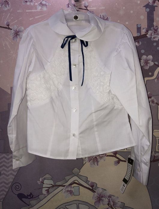 Новые. Красивые и качественный школьные блузки. Польша %