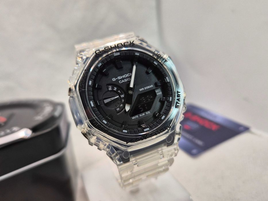 Ceas Sport Casio g shock Jellyfish Rainbow ga2100 Nou, Garantie 2 ani