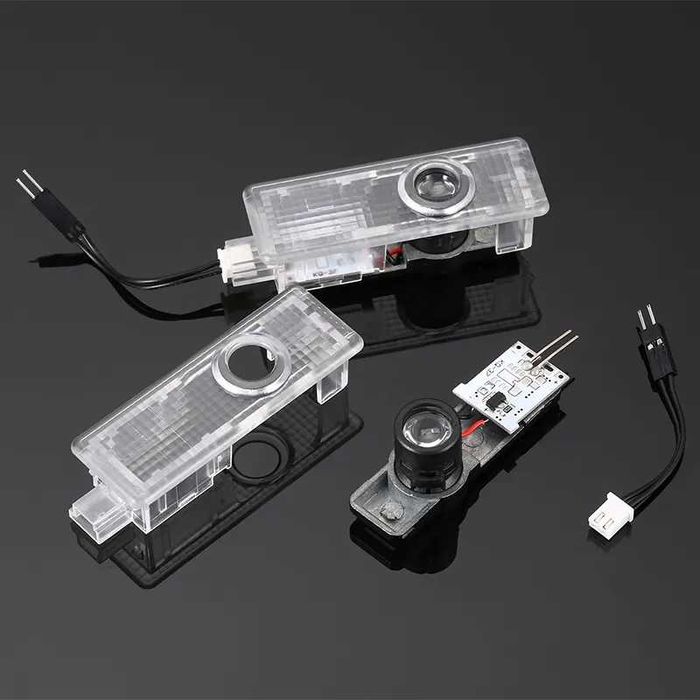 Set 2 Lumini Usi Lampi Portiere LED Logo BMW Dedicate, Proiectoare Usa