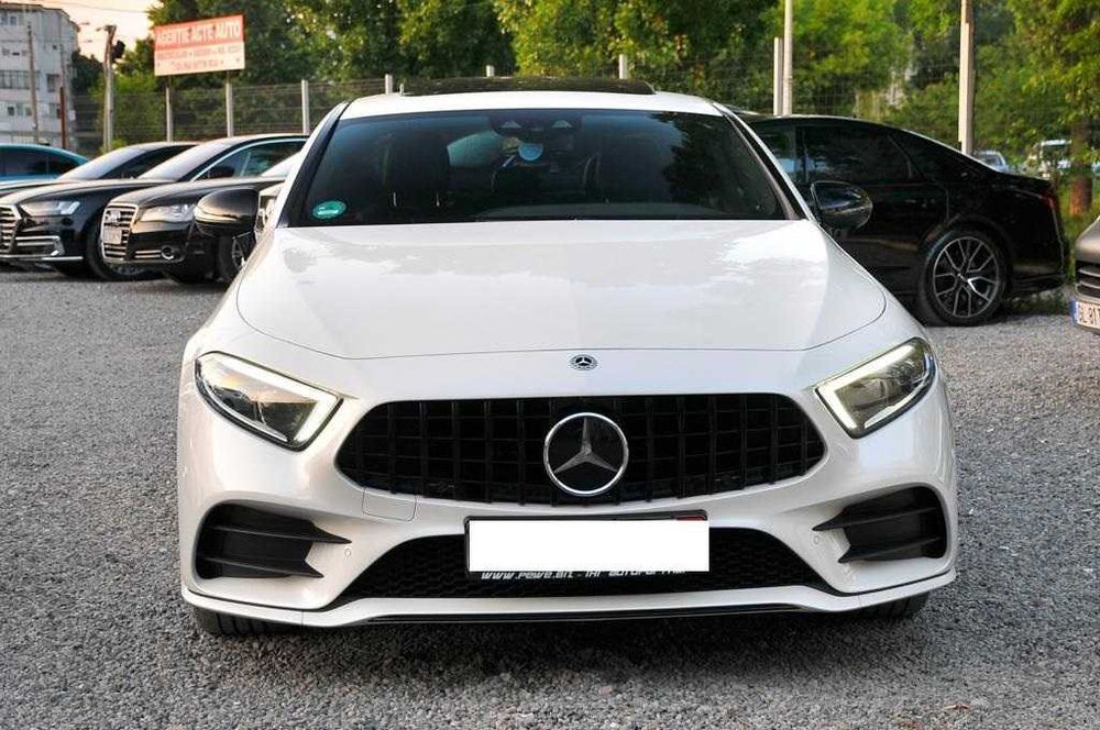 Grila Centrala Mercedes CLS-Class C257 (2018+) GTR Design Negru Lucios