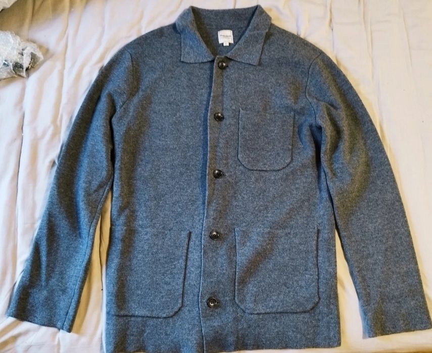 Bluza barbateasca Cardigan Hardy Amies Savile Row London din lană