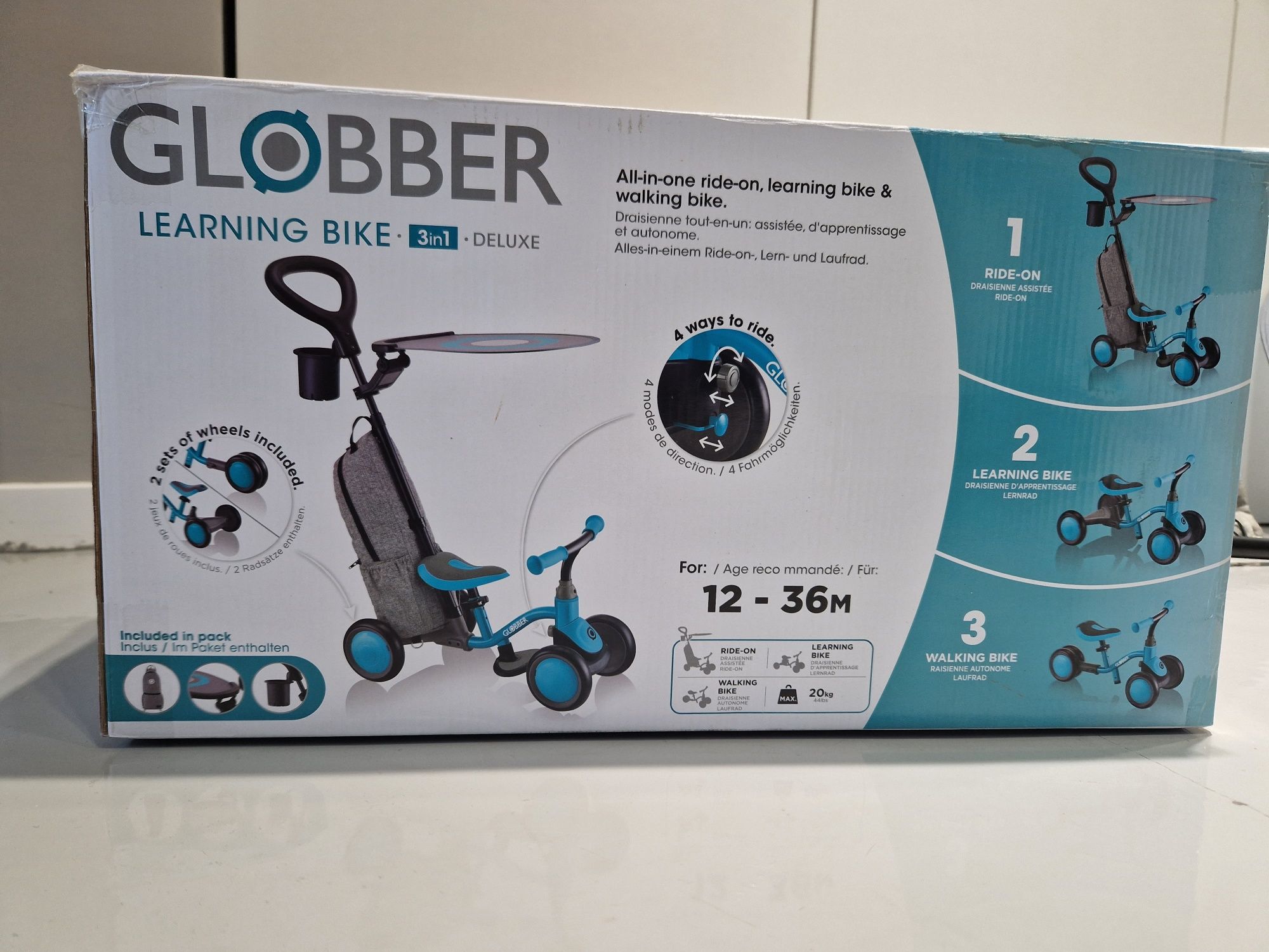 Globber Learning Bike 3 in 1 Deluxe