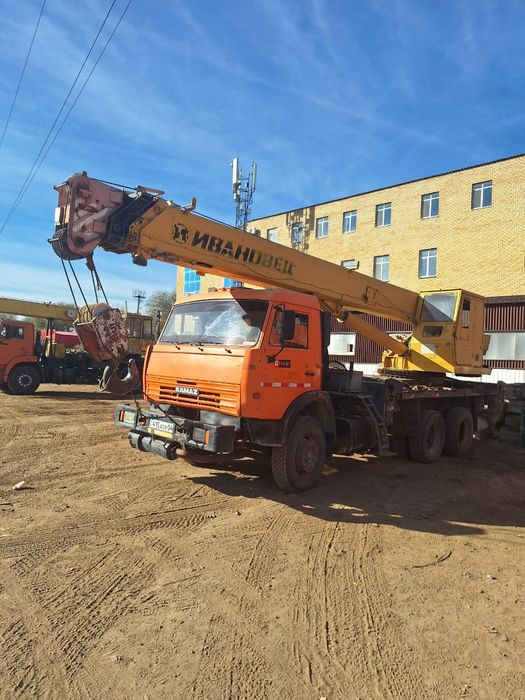 Услуги автокрана Камаз Ивановец 25тонник