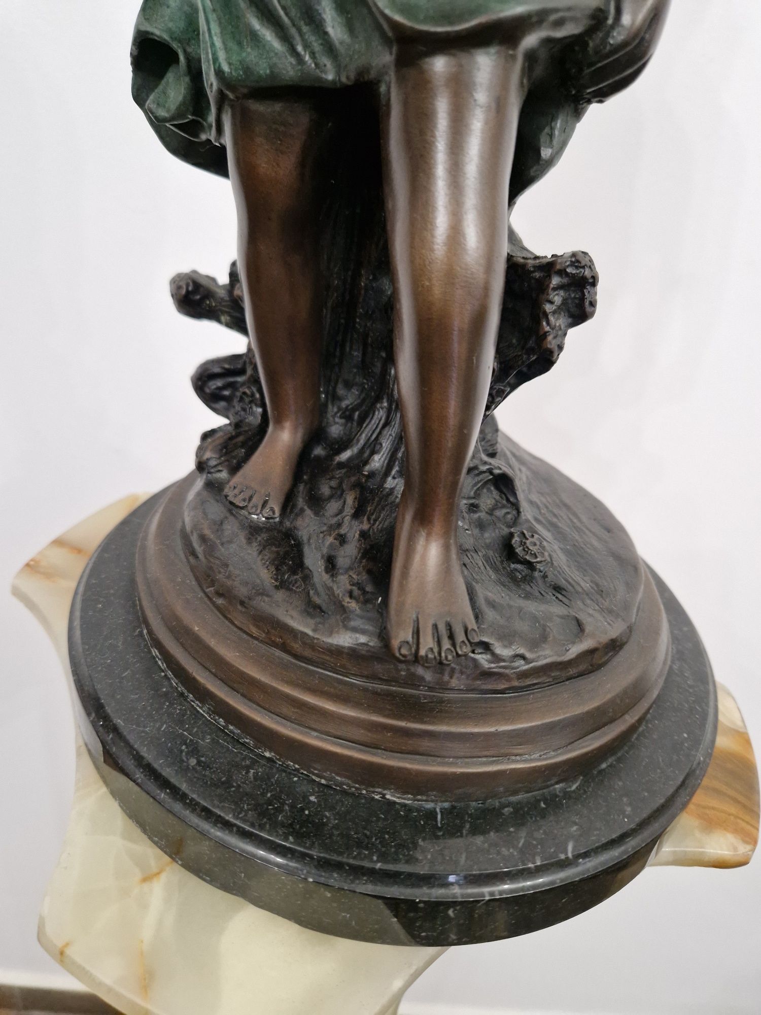 Statueta bronz și marmura statuie Deosebita Franta