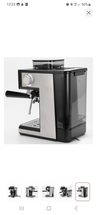 Кофемашина DSP KA-3125 черный, серебристый