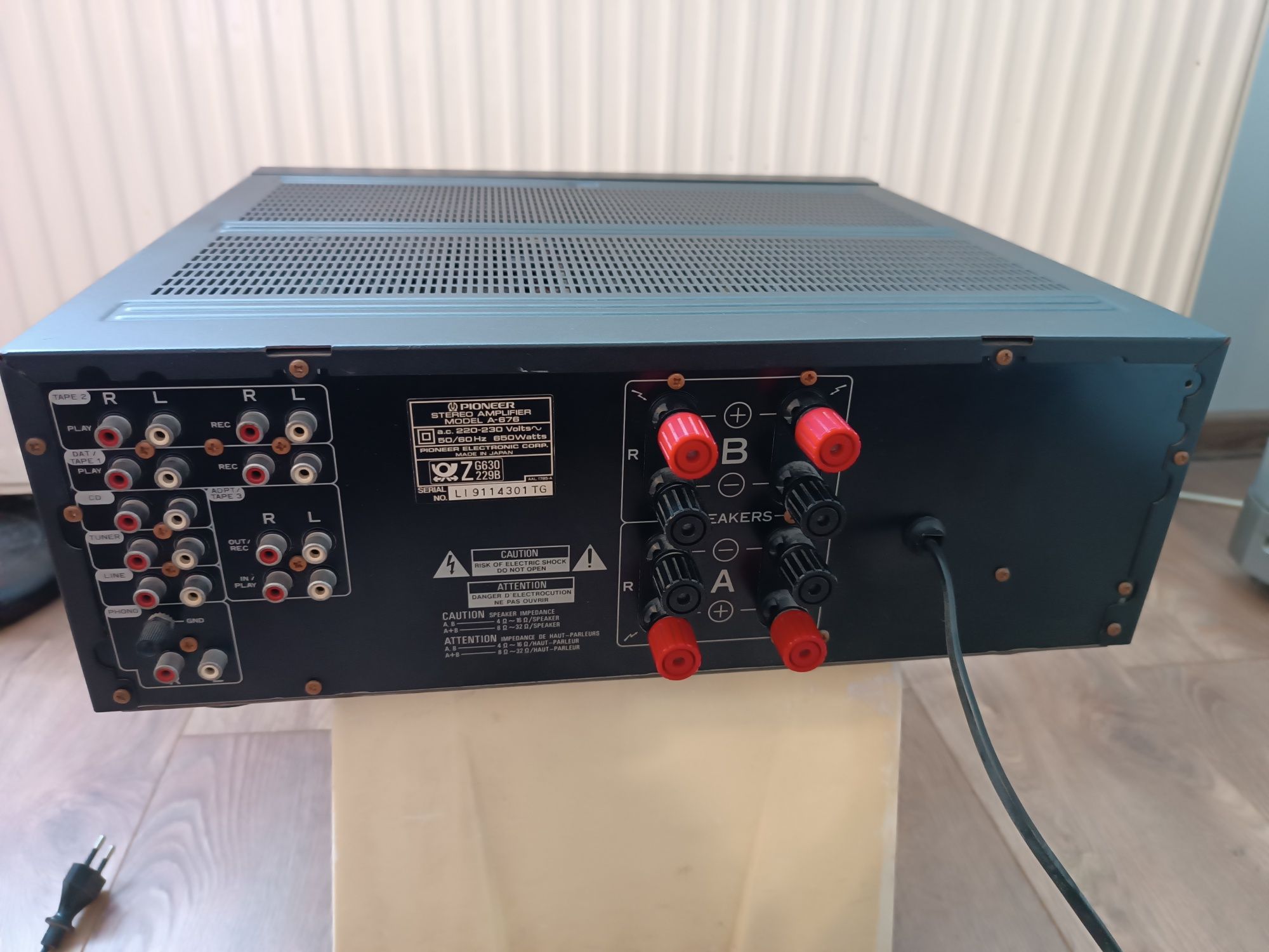 Pioneer A 676 amplificator vintage an 1991